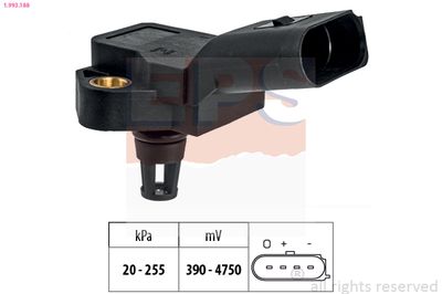 Air Pressure Sensor, altitude adaption EPS 1.993.188