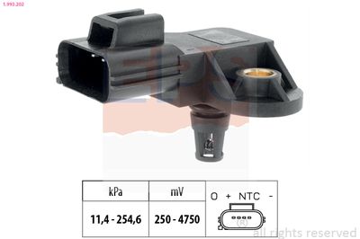 Air Pressure Sensor, altitude adaption EPS 1.993.202