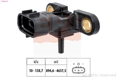 Air Pressure Sensor, altitude adaption EPS 1.993.213