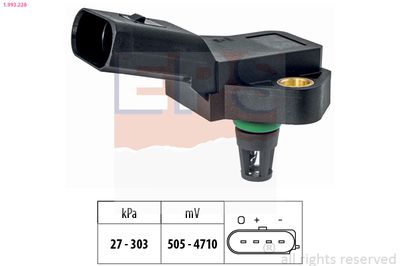 Air Pressure Sensor, altitude adaption EPS 1.993.228