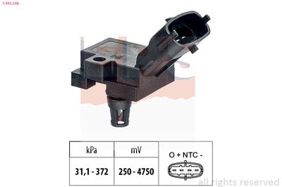 Air Pressure Sensor, altitude adaption EPS 1.993.248