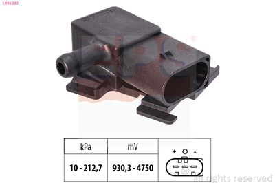 Air Pressure Sensor, altitude adaption EPS 1.993.283