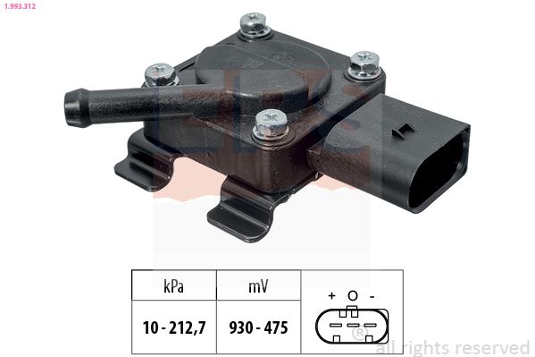 EPS 1.993.312 Sensor, exhaust pressure