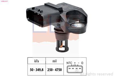 Air Pressure Sensor, altitude adaption EPS 1.993.317
