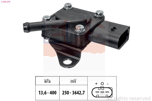 EPS 1.993.319 Sensor, exhaust pressure