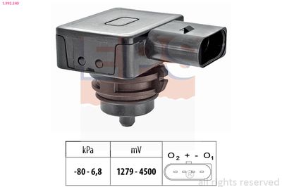 Pressure Sensor, brake booster EPS 1.993.340