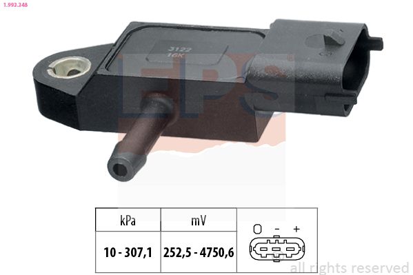 EPS 1.993.348 Sensor, exhaust pressure
