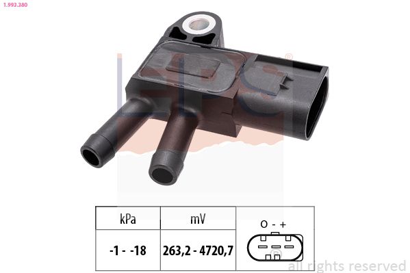 EPS 1.993.380 Sensor, exhaust pressure