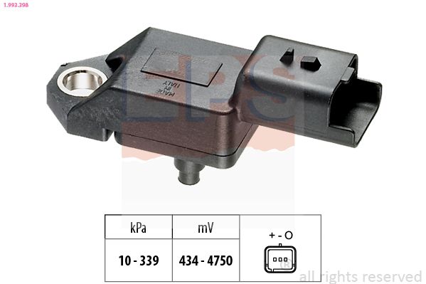 EPS 1.993.398 Air Pressure Sensor, altitude adaption