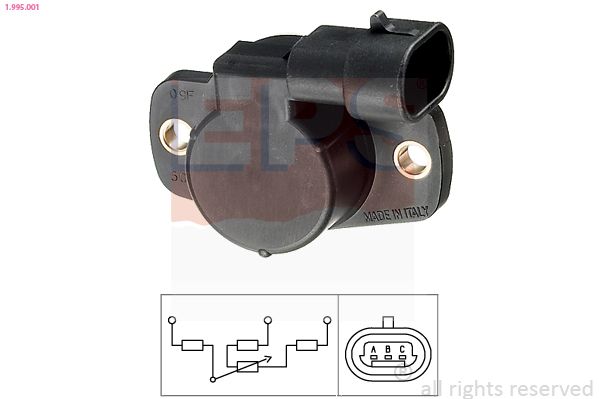 EPS 1.995.001 Sensor, throttle position