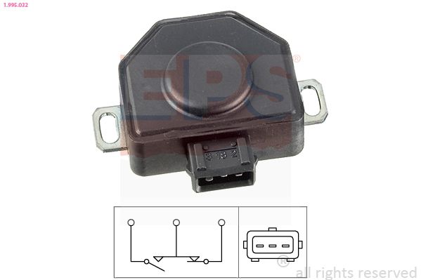 EPS 1.995.032 Sensor, throttle position