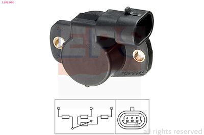 Sensor, throttle position EPS 1.995.094