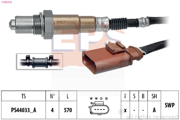 EPS 1.998.315 Lambda Sensor