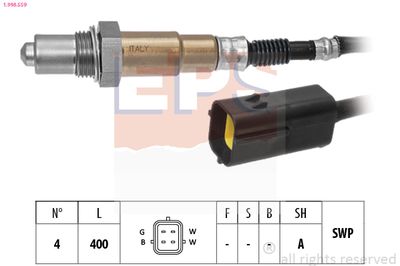 Lambda Sensor EPS 1.998.559