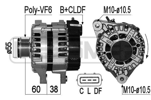 ERA 209009 Alternator