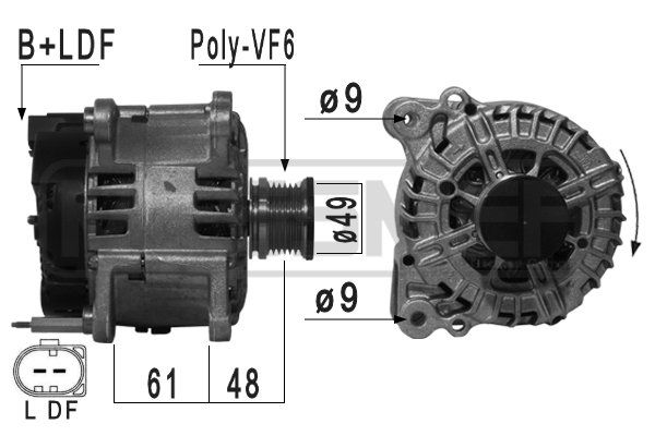 ERA 209104 Alternator