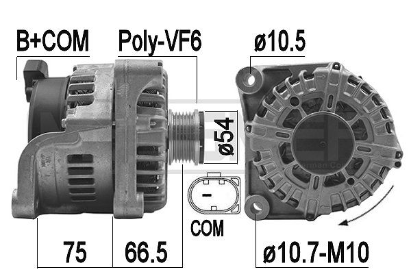 ERA 209176 Alternator