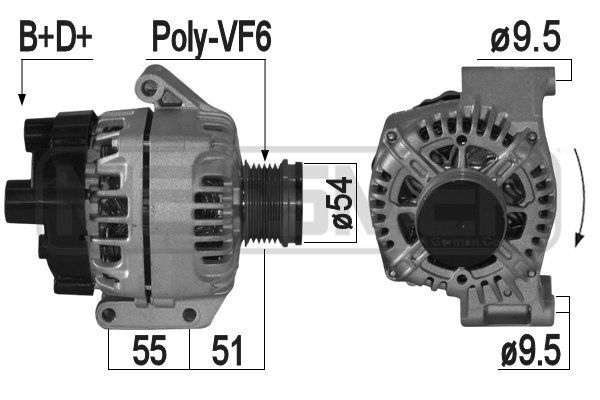 ERA 209225 Alternator