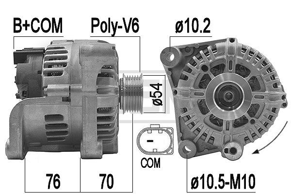 ERA 209229 Alternator