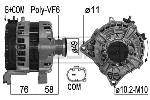ERA 209256 Alternator