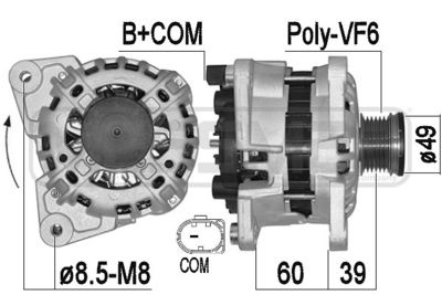 Alternator ERA 209520A