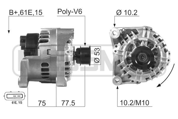 ERA 210012A Alternator