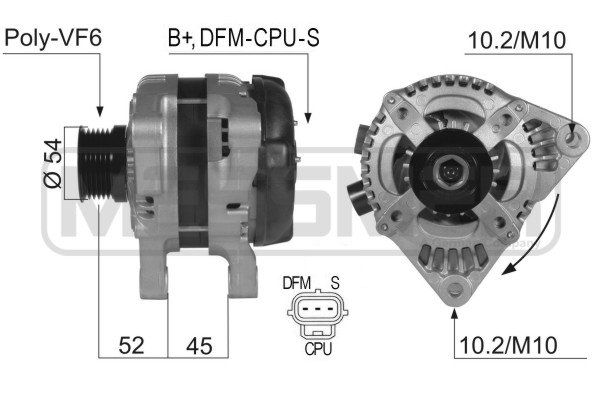 ERA 210358 Alternator