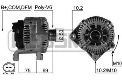 Alternator ERA 210495