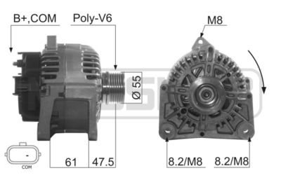 Alternator ERA 210515