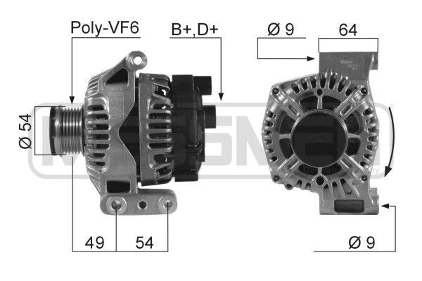 ERA 210550 Alternator