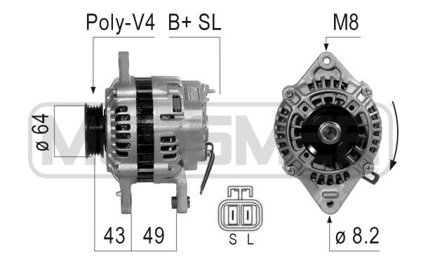 ERA 210804 Alternator