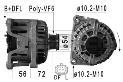 Alternator ERA 210943