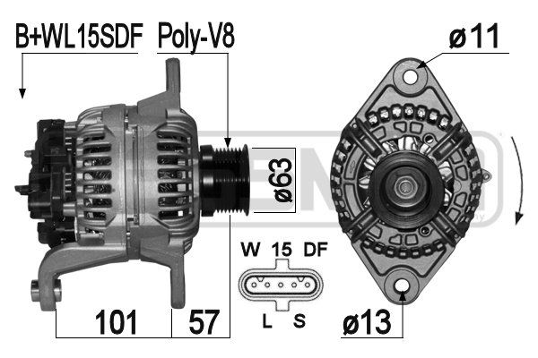 ERA 210966 Alternator