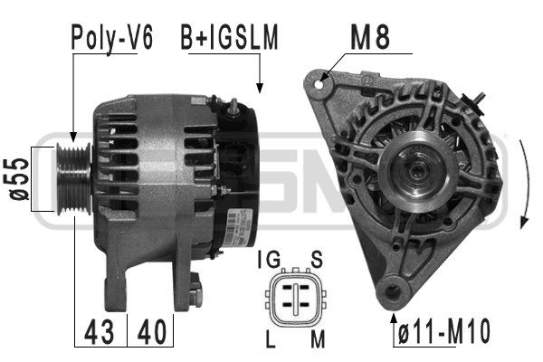 ERA 210980 Alternator