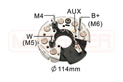 Rectifier, alternator ERA 215321