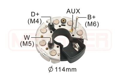 Rectifier, alternator ERA 215322