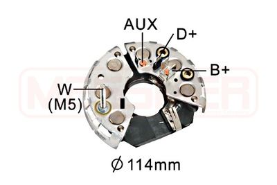 Rectifier, alternator ERA 215325