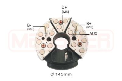 Rectifier, alternator ERA 215936