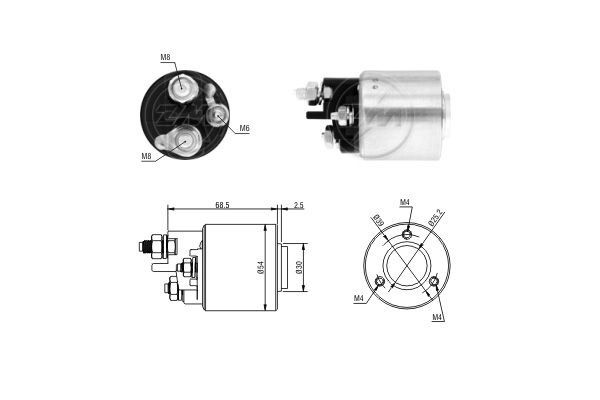 ERA 227074 Solenoid Switch, starter