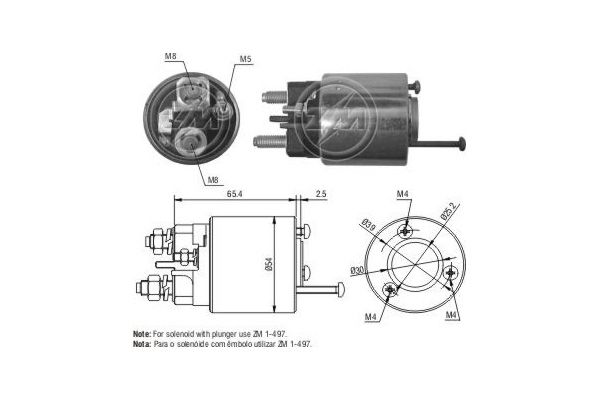 ERA 227392 Solenoid Switch, starter