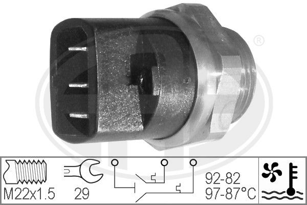 ERA 330204 Temperature Switch, radiator fan