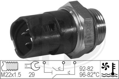 Temperature Switch, radiator fan ERA 330214