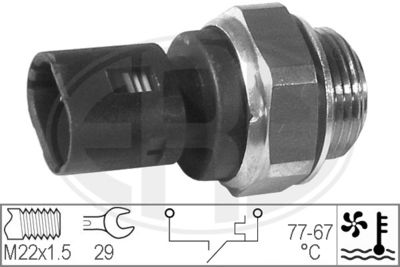 Temperature Switch, radiator fan ERA 330270