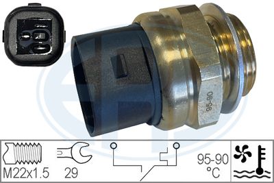 Temperature Switch, radiator fan ERA 330282