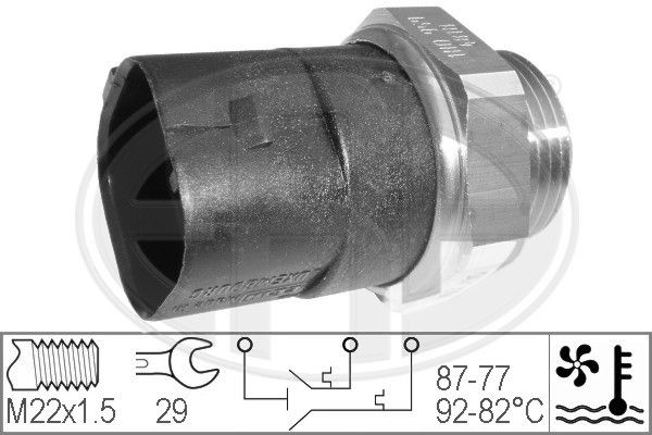ERA 330283 Temperature Switch, radiator fan