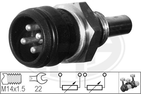 ERA 330334 Sensor, coolant temperature
