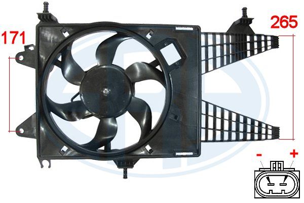 ERA 352001 Fan, engine cooling