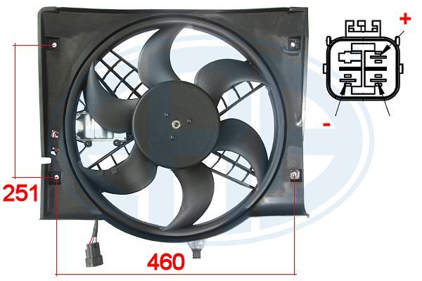 ERA 352010 Fan, engine cooling