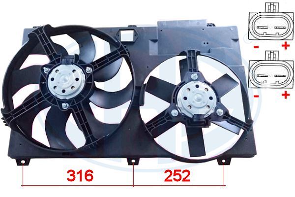 ERA 352013 Fan, engine cooling