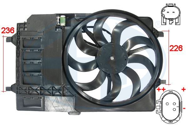 ERA 352015 Fan, engine cooling